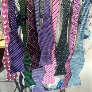 Assorted Patterned Bow Ties (10)